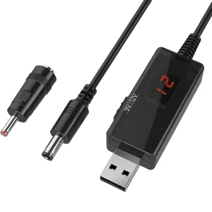 USB 5V na 9V 12V povečevalni pretvornik kabel adapter vir UPS modul DC ojačevalnik