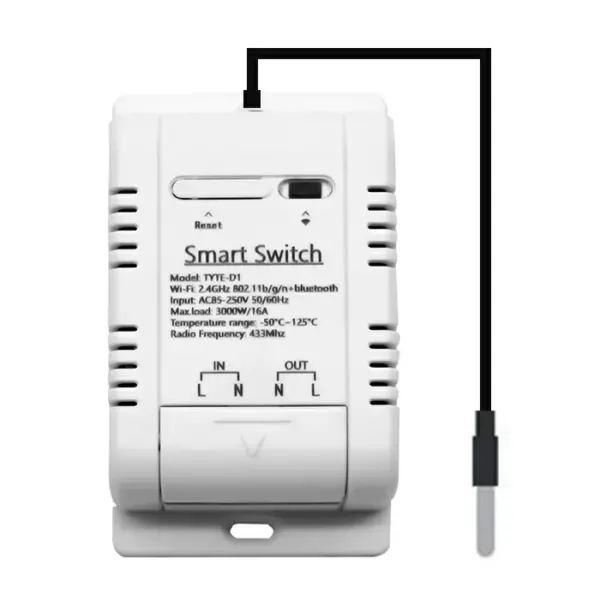 Termostat rele s temperaturnim senzorjem tuya smart life inteligentni brezžični wifi 220V 16A