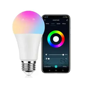 Večbarvna LED žarnica WiFi Smart RGB Tuya